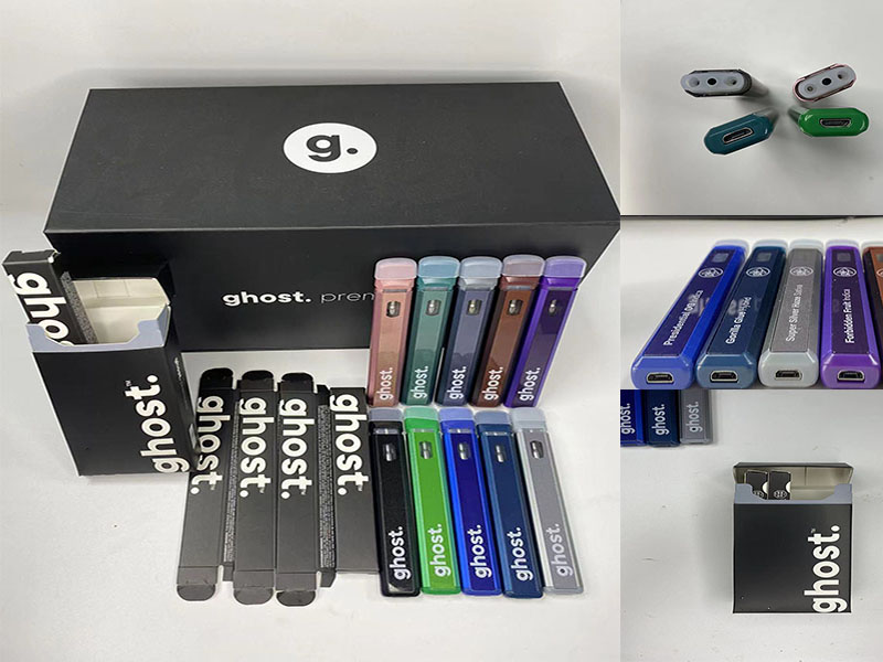 Ghost Disposable Vape Pens E-Cigarette 280Mah Rechargeable Battery 1ml Empty Cartridges Ceramic Coil 10Colors
Ghost Disposable Vape Pens E-Cigarette 280Mah Rechargeable Battery 1ml Empty Cartridges Ceramic Coil 10Colors