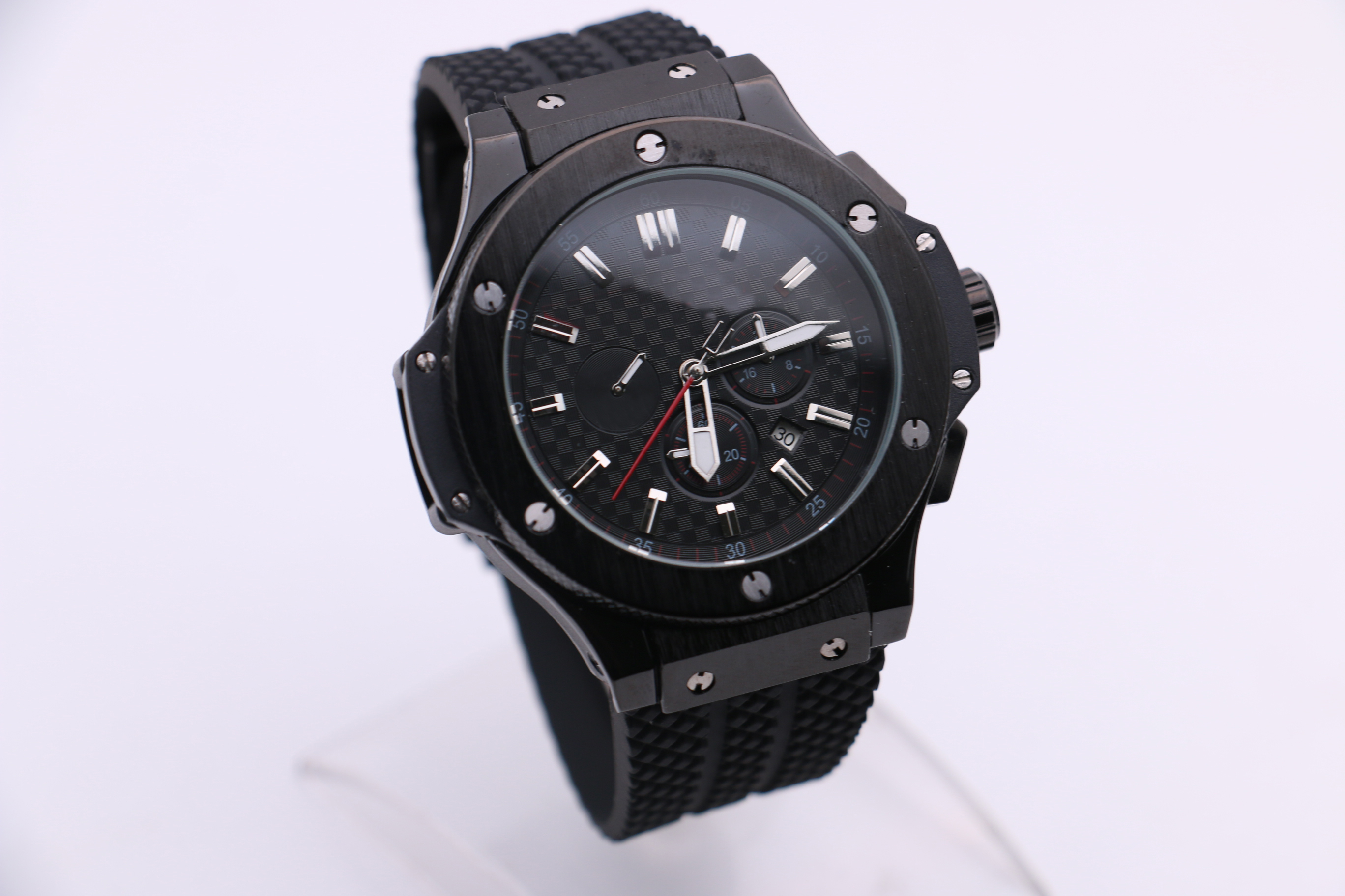 2023 Men's automatic mechanical watch BIG stainless steel dial black rubber strap BANG luxury master design watches for men
2023 Men's automatic mechanical watch BIG stainless steel dial black rubber strap BANG luxury master design watches for men