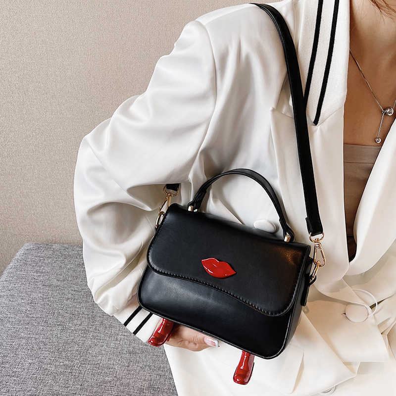 Popular Small Bag Women Fashion Design Funny Ins Cute Portable Cross Body Small Square Bag 230208