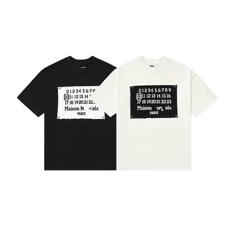 Margiela Men's T-Shirts mm6 short-sleeved t-shirt co-branded letters digital calendar embroidery tide niche men and women round neck with the same paragraph tee, White
Margiela Men's T-Shirts mm6 short-sleeved t-shirt co-branded letters digital calendar embroidery tide niche men and women round neck with the same paragraph tee, White