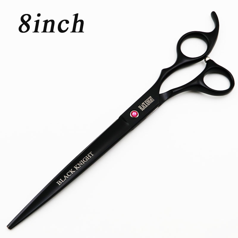Hair Scissors BLACK KNIGHT Professional 8 inch pet scissors Hairdressing Barber hair Cutting shears salon 230208
