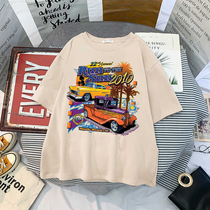 2023 Women's T Shirt summer new gothic printed auto loose t-shirt short sleeve style batch fashion shirts Plus size T shirt