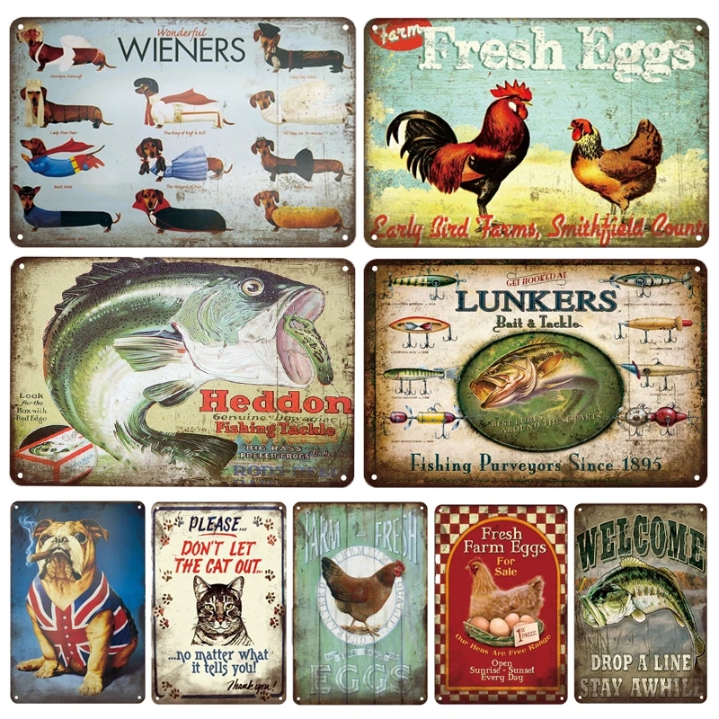 Cock Cat Dog Metal Painting Vintage Home Farmhouse Decor Shabby Chic Bulldog Poster Plaque Restaurant Irish Pub Shop Wall Stickers 20cmx30cm Woo
Cock Cat Dog Metal Painting Vintage Home Farmhouse Decor Shabby Chic Bulldog Poster Plaque Restaurant Irish Pub Shop Wall Stickers 20cmx30cm Woo