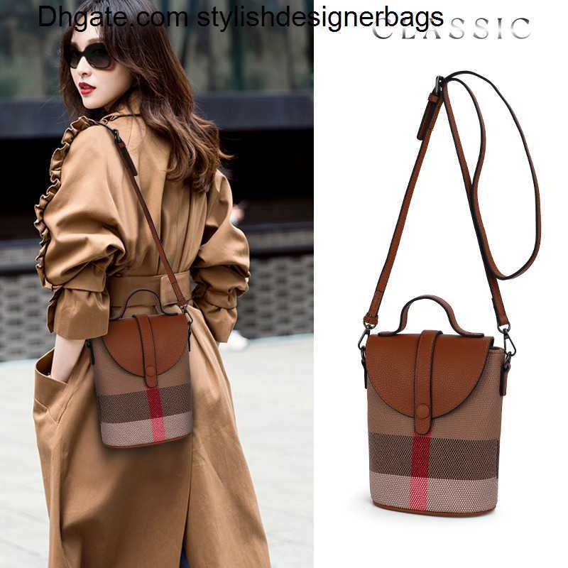 

Totes Mini Lattice Canvas Crossbody Ladies Bag Leather Zipper Mobile Phone Bag Fashion Handbag Women Casual Small Shoulder Bag 0312V23, Tan