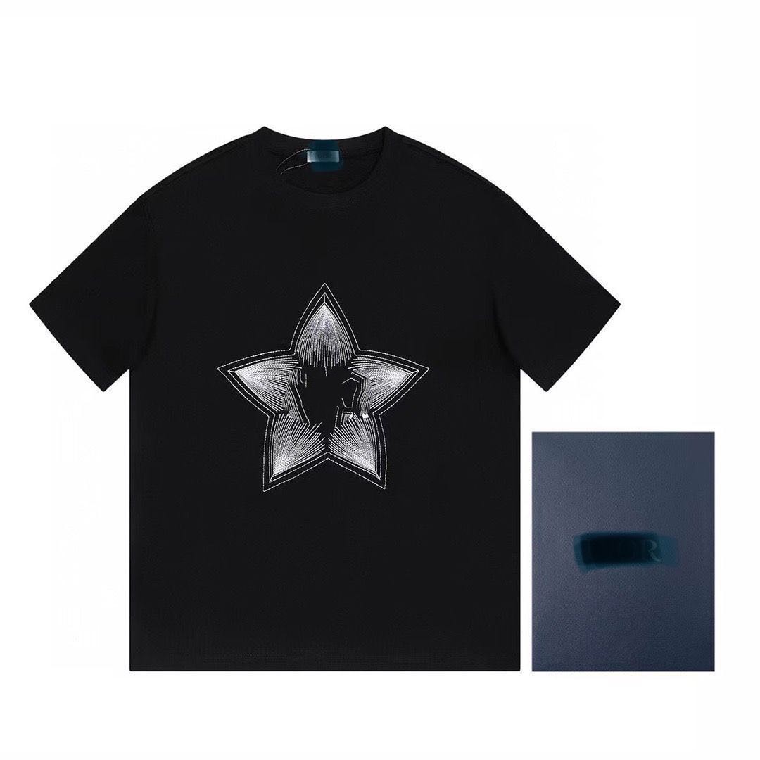 Men' T-Shirts Super comfortable texture logo three-dimensional embroidery short-sleeved trendy men and women with the same model, Black
Men' T-Shirts Super comfortable texture logo three-dimensional embroidery short-sleeved trendy men and women with the same model, Black