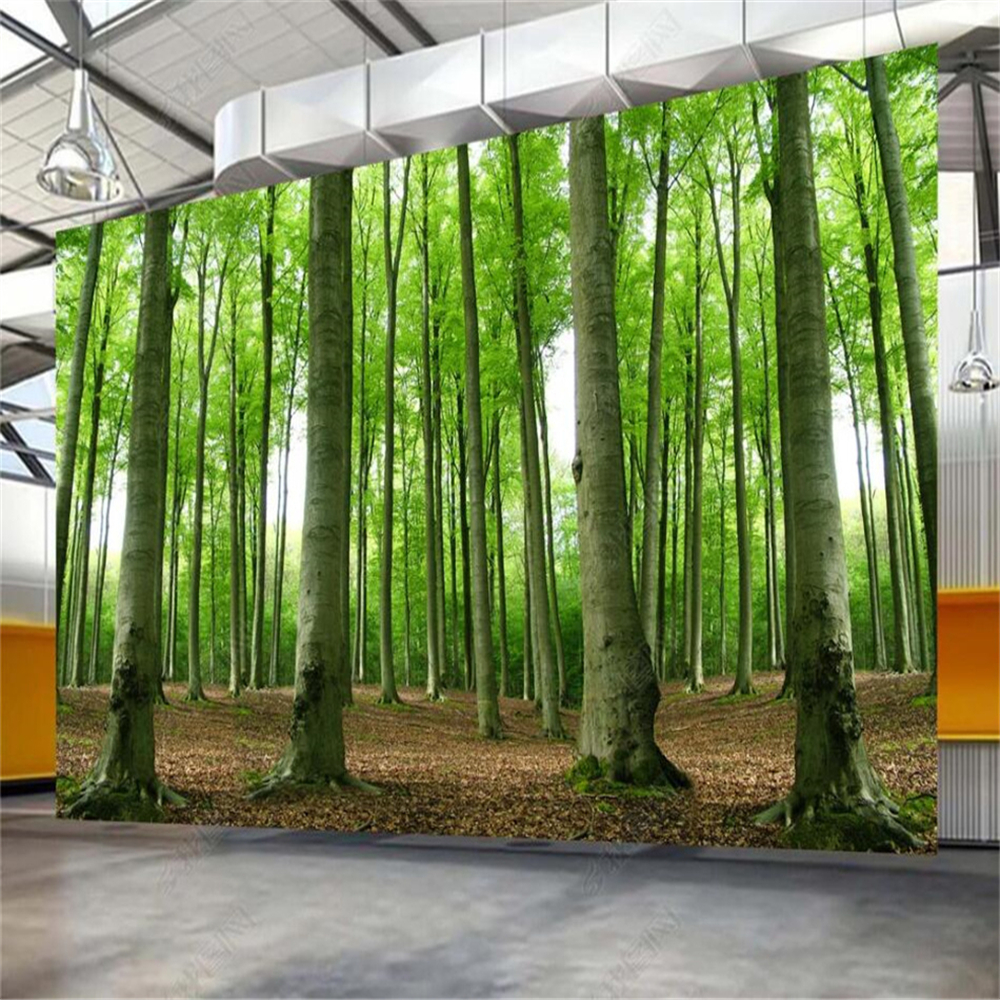 Custom 3d wallpaper Sunshine Forest Natural Scenery 3D Photo Wallpaper Bedroom Home Decor Custom Mural Living Room Sofa Background Wall Wallpaper