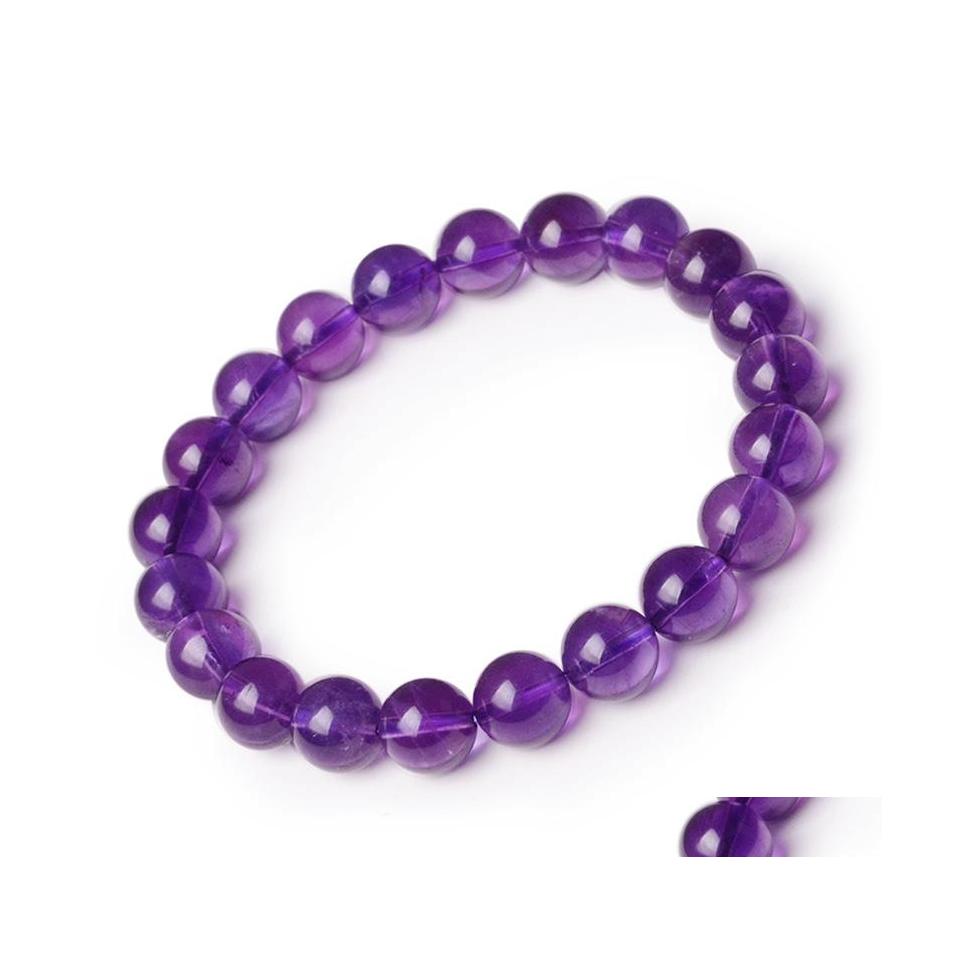 Beaded Strands 8Mm Round Beaded Strand Shape Glass Purple Amethyst Crystal Gemstone Beads Bracelet For Man Woman Bracelets Stretch Dhcrb
Beaded Strands 8Mm Round Beaded Strand Shape Glass Purple Amethyst Crystal Gemstone Beads Bracelet For Man Woman Bracelets Stretch Dhcrb
