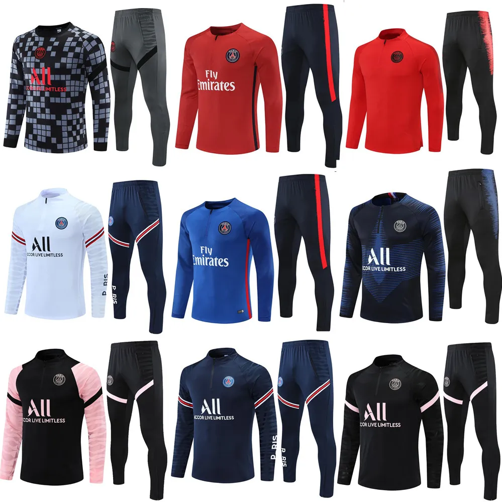 20 21 22 Kids Soccer Tracksuit Psgs MBAPPE Jacket Futbol Men Long Sleeves Survetement Sets Hommes Sportswear Adult Training Suits Football Tracksuits Top S-2XL, 110
20 21 22 Kids Soccer Tracksuit Psgs MBAPPE Jacket Futbol Men Long Sleeves Survetement Sets Hommes Sportswear Adult Training Suits Football Tracksuits Top S-2XL, 110