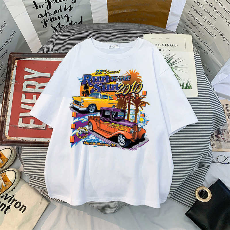 2023 Women's T Shirt summer new gothic printed auto loose t-shirt short sleeve style batch fashion shirts Plus size T shirt