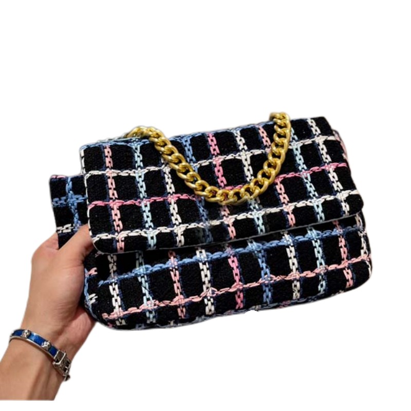 Designers Bags Classic shoulder bag Luxury Fashion Ladies bag Leather Handbag with box ladies bag Versatile Temperament women exclusive Check Plaid Tartan