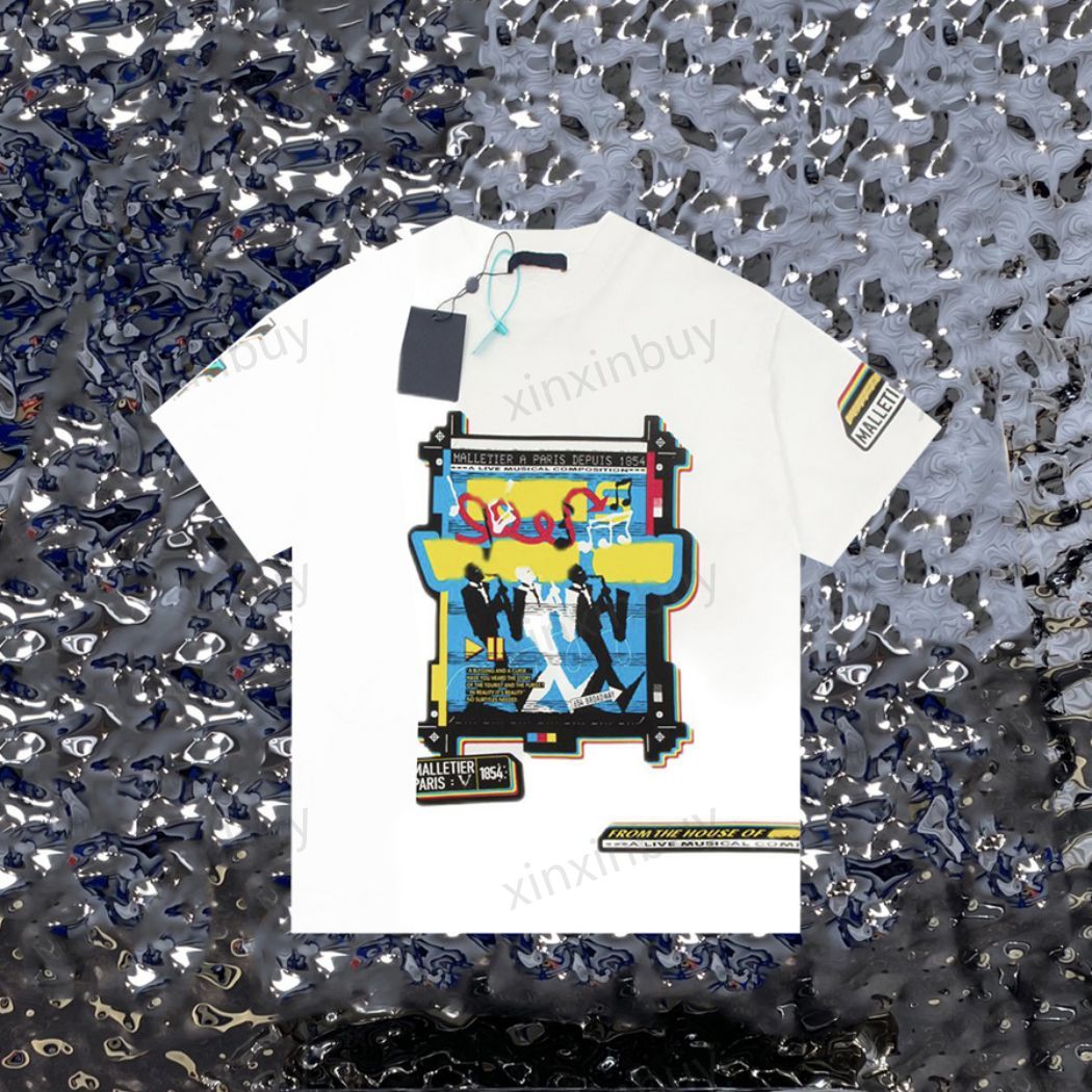 xinxinbuy Men designer Tee t shirt 23ss band 1854 print short sleeve cotton women white black gray M-2XL
xinxinbuy Men designer Tee t shirt 23ss band 1854 print short sleeve cotton women white black gray M-2XL
