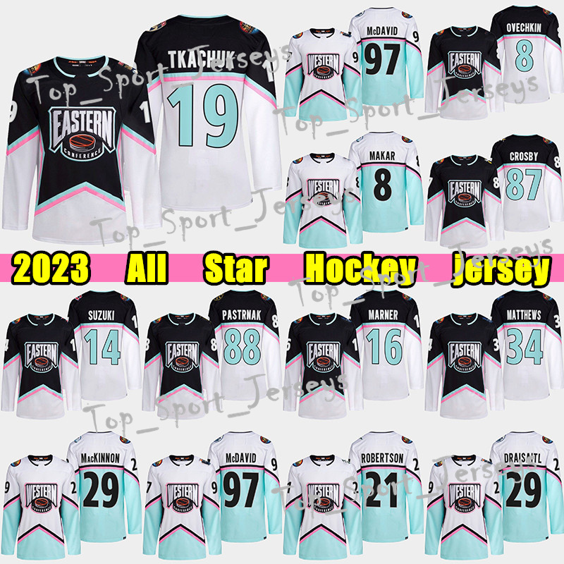 2023 All star conference hockey jersey Connor McDavid Kirill Kaprizov Cale Makar Tage Thompson Matthew Tkachuk Igor Shesterkin Alex Ovechkin Mitch Marner jerseys, Black men
2023 All star conference hockey jersey Connor McDavid Kirill Kaprizov Cale Makar Tage Thompson Matthew Tkachuk Igor Shesterkin Alex Ovechkin Mitch Marner jerseys, Black men