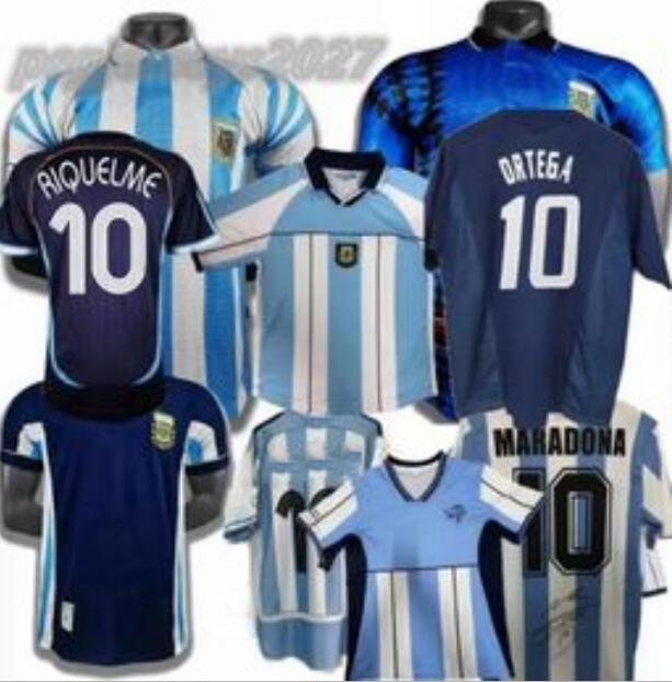 Retro classic Argentina soccer jerseys 1978 1986 1994 1996 1998 2000 20001 2002 2006 ORTEGA MARADONA CRESPO BATISTUTA RIQUELME national team football shirt 666
Retro classic Argentina soccer jerseys 1978 1986 1994 1996 1998 2000 20001 2002 2006 ORTEGA MARADONA CRESPO BATISTUTA RIQUELME national team football shirt 666
