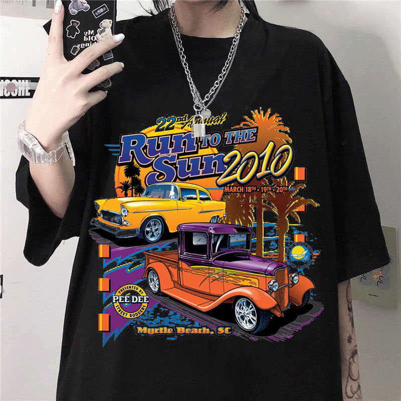 2023 Women's T Shirt summer new gothic printed auto loose t-shirt short sleeve style batch fashion shirts Plus size T shirt