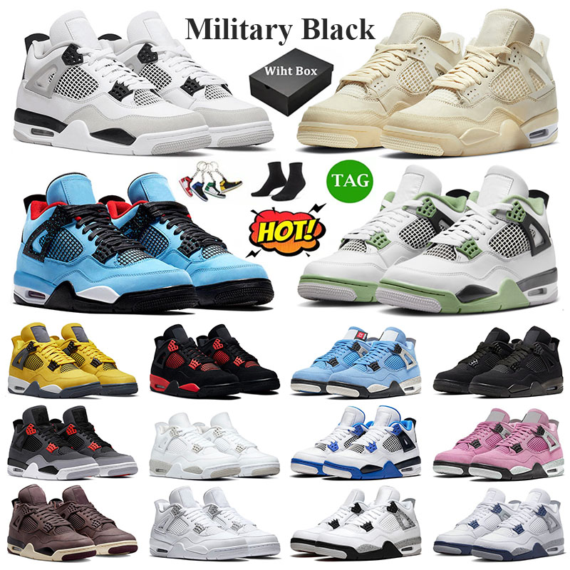 Jordas 4 Jorden 4 Men Women Basketball Shoes Jumpman 4s VI retro Big Size Us 13 Midnight Navy Offs White Sail Cactus Jack Military Black Cat Sneakers Trainers With Box, 36-47 2 travis scotts cactus jack
Jordas 4 Jorden 4 Men Women Basketball Shoes Jumpman 4s VI retro Big Size Us 13 Midnight Navy Offs White Sail Cactus Jack Military Black Cat Sneakers Trainers With Box, 36-47 2 travis scotts cactus jack