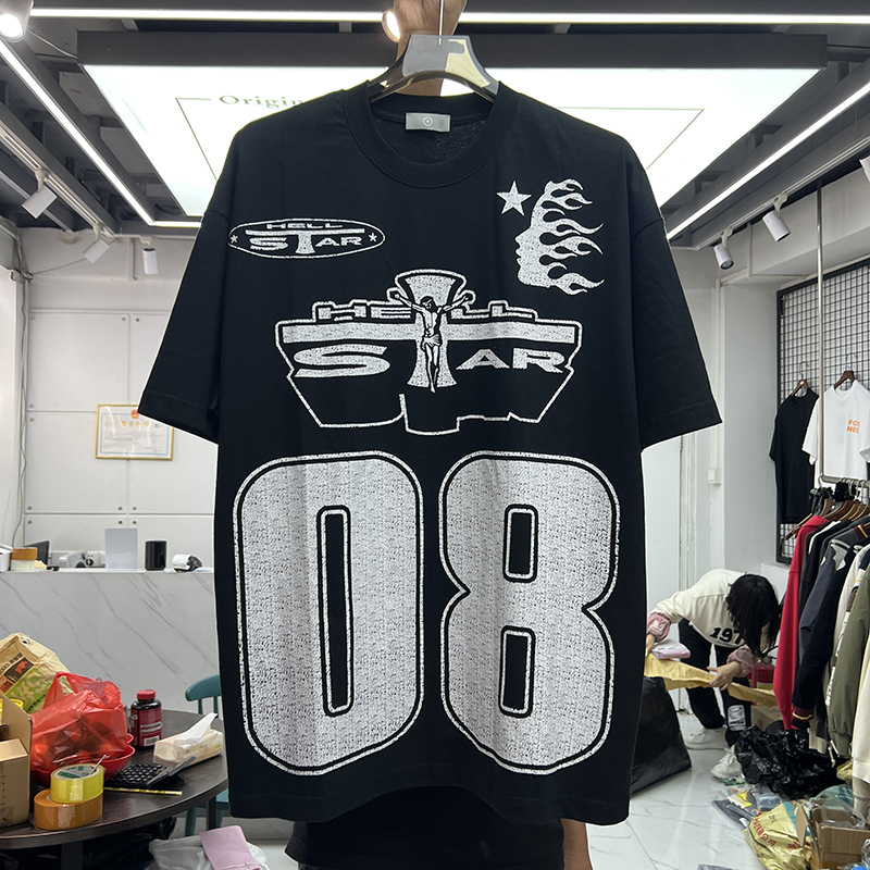 Hip Hop Tees Spring Summer Thick Fabric T Shirt Men Women Quality Short Sleeve Top, Black
Hip Hop Tees Spring Summer Thick Fabric T Shirt Men Women Quality Short Sleeve Top, Black