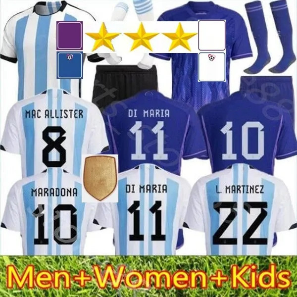 22 23 3 stars soccer Jerseys J.ALVAREZ DYBALA DI MARIA KUN MARTINEZ MARADONA football shirt fans player version Men Kids kit sets uniform, Colour 6
22 23 3 stars soccer Jerseys J.ALVAREZ DYBALA DI MARIA KUN MARTINEZ MARADONA football shirt fans player version Men Kids kit sets uniform, Colour 6