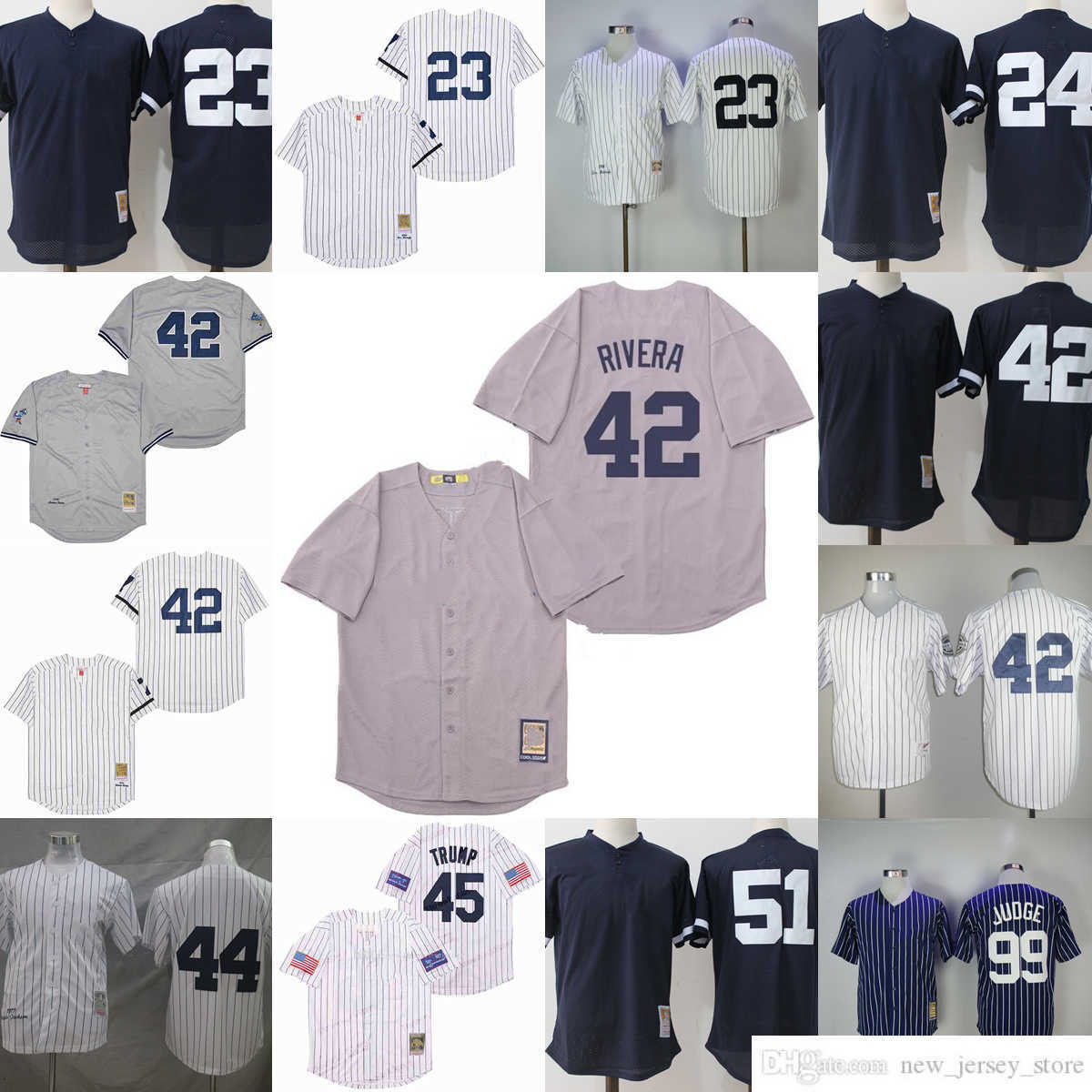 Movie Mitchell and Ness Baseball 23 Don Mattingly Jerseys Vintage Stitched 42 Mariano Rivera 44 Reggie Jackson 99 Aaron Judge 51 Bernie Williams 45 Edworder Trump, Mitchellness (with team name)
Movie Mitchell and Ness Baseball 23 Don Mattingly Jerseys Vintage Stitched 42 Mariano Rivera 44 Reggie Jackson 99 Aaron Judge 51 Bernie Williams 45 Edworder Trump, Mitchellness (with team name)
