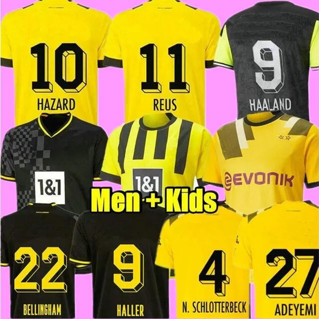 Borussia Dortmund 22 23 Soccer Jersey 18 Youssoufa Moukoko 19 Julian Brandt 7 Giovanni Reyna 22 Jude Bellingham 4 Nico Schlotterbeck 27 Karim Adeyemi, Colour 
Borussia Dortmund 22 23 Soccer Jersey 18 Youssoufa Moukoko 19 Julian Brandt 7 Giovanni Reyna 22 Jude Bellingham 4 Nico Schlotterbeck 27 Karim Adeyemi, Colour