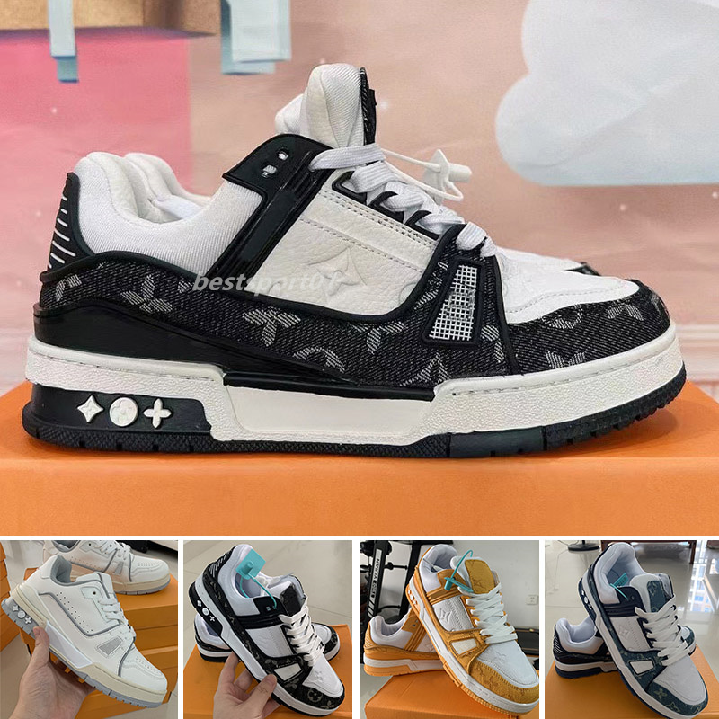 2022 designer Luxurys TRAINER Casual shoes for men womens white Natural Green grey Cream Black Burgundy Purple mens sports sneakers trainers B1, Color 7
2022 designer Luxurys TRAINER Casual shoes for men womens white Natural Green grey Cream Black Burgundy Purple mens sports sneakers trainers B1, Color 7