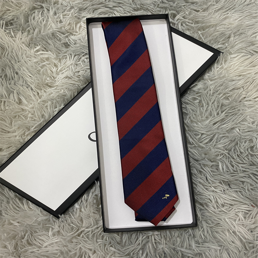 New Men Tie Men's Designer Ties Suit Tie Luxury Business Men's Silk Tie Party Wedding Tie Tie Tie Cravatino Cravat Necklace with Box