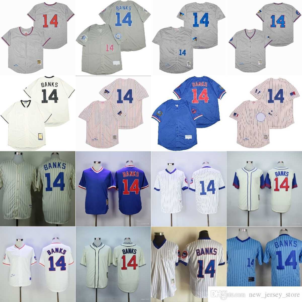 Movie Mitchell and Ness Baseball 14 Ernie Banks Jerseys Vintage 1968 1969 Grey White Blue Pullover All Stitched Breathable For Sport Fans Cool Base Jersey, Mitchellness (with team name)
Movie Mitchell and Ness Baseball 14 Ernie Banks Jerseys Vintage 1968 1969 Grey White Blue Pullover All Stitched Breathable For Sport Fans Cool Base Jersey, Mitchellness (with team name)