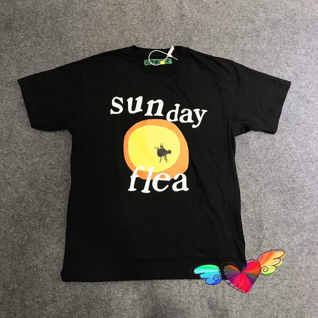 CPFM Men's T-Shirts T-Shirts Men Women High Quality SUNDAY FLEA GRAND OPENING Tee Foam Printing Tops CACTUS PLANT FLEA MARKET Short Sleeve T2