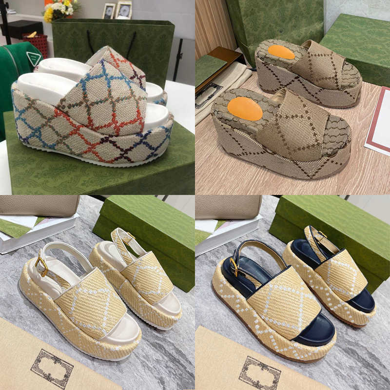 Women's Platform Slide High-heeled Sandals Canvas Thick Bottoms Lady Slides Flip Flops Fashion Summer Slipper Beach Shoes WITH BOX EU 35-42 NO298C, 25
Women's Platform Slide High-heeled Sandals Canvas Thick Bottoms Lady Slides Flip Flops Fashion Summer Slipper Beach Shoes WITH BOX EU 35-42 NO298C, 25