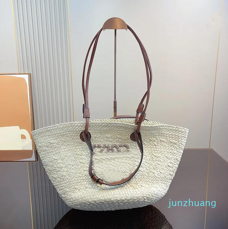 Crochet Tote Bag Weave Straw Shoulder Bags Women Handbags Designer 24 Capacity Shopping Bags Light Purse Lafite Grass Summer Vacation Luxury Beach Totes 4 Colors
Crochet Tote Bag Weave Straw Shoulder Bags Women Handbags Designer 24 Capacity Shopping Bags Light Purse Lafite Grass Summer Vacation Luxury Beach Totes 4 Colors