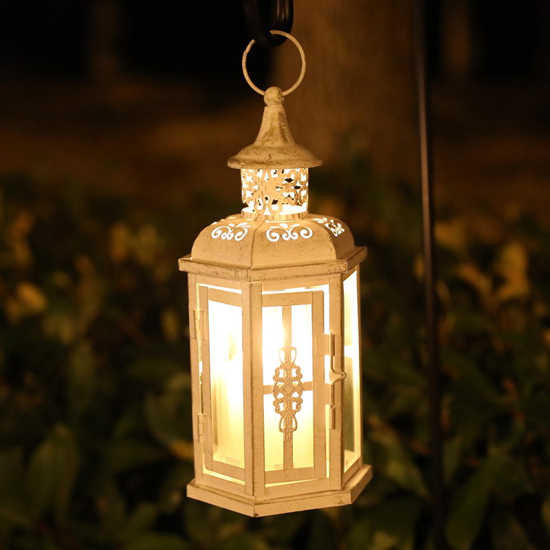 Holders Vintage Candle Holder Lanterns Metal Hanging Decorative Lantern Candleholder Home Decor for Indoor Outdoor Weddings 230208