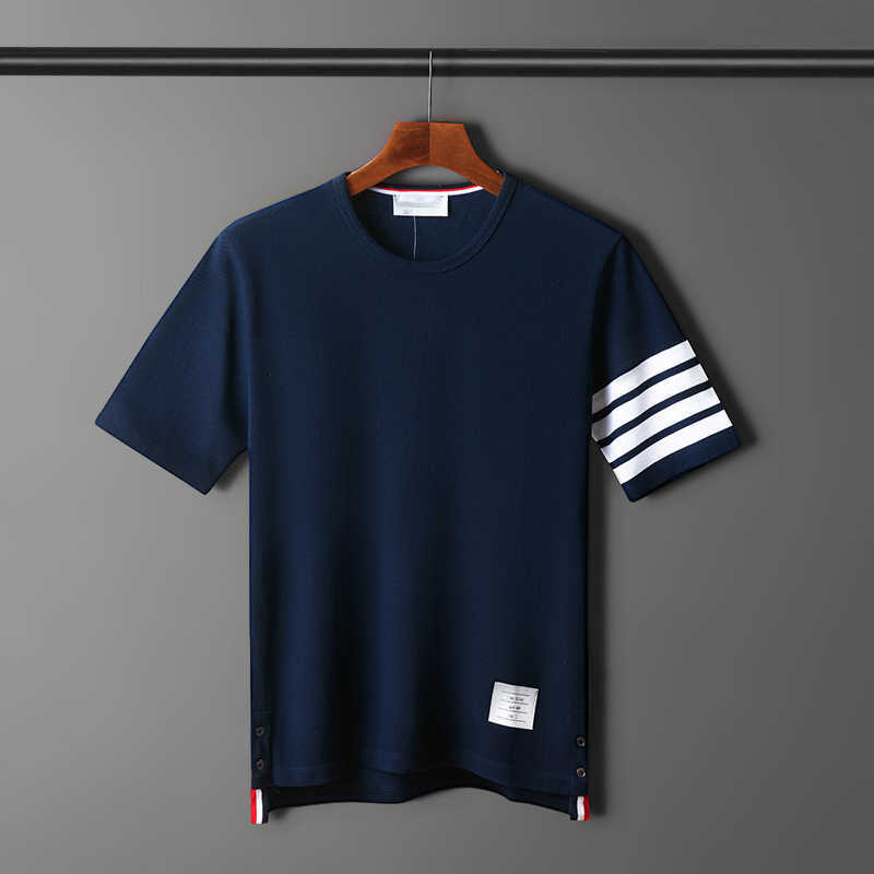 Men's T-shirts T-shirts Tom Tee Brown Short Sleeve Round Stripe Leisure Fashion Designer Classic Polo Summer New Tb and Women', White
Men's T-shirts T-shirts Tom Tee Brown Short Sleeve Round Stripe Leisure Fashion Designer Classic Polo Summer New Tb and Women', White
