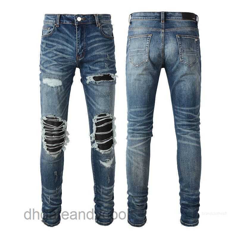 Denim Amirsysy Jeans Designer Pants Man Fall New Fashion Slim Fit Leggings Blue Amr Brand Youth Hole Patch 2VNY, As shown in figure 2
Denim Amirsysy Jeans Designer Pants Man Fall New Fashion Slim Fit Leggings Blue Amr Brand Youth Hole Patch 2VNY, As shown in figure 2