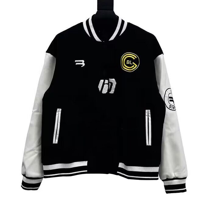 2023 New Long Sleeve Jacket Casual Men And Women Down Coat Varsity Baseball Jackets Embrodiery Paris, Black
2023 New Long Sleeve Jacket Casual Men And Women Down Coat Varsity Baseball Jackets Embrodiery Paris, Black