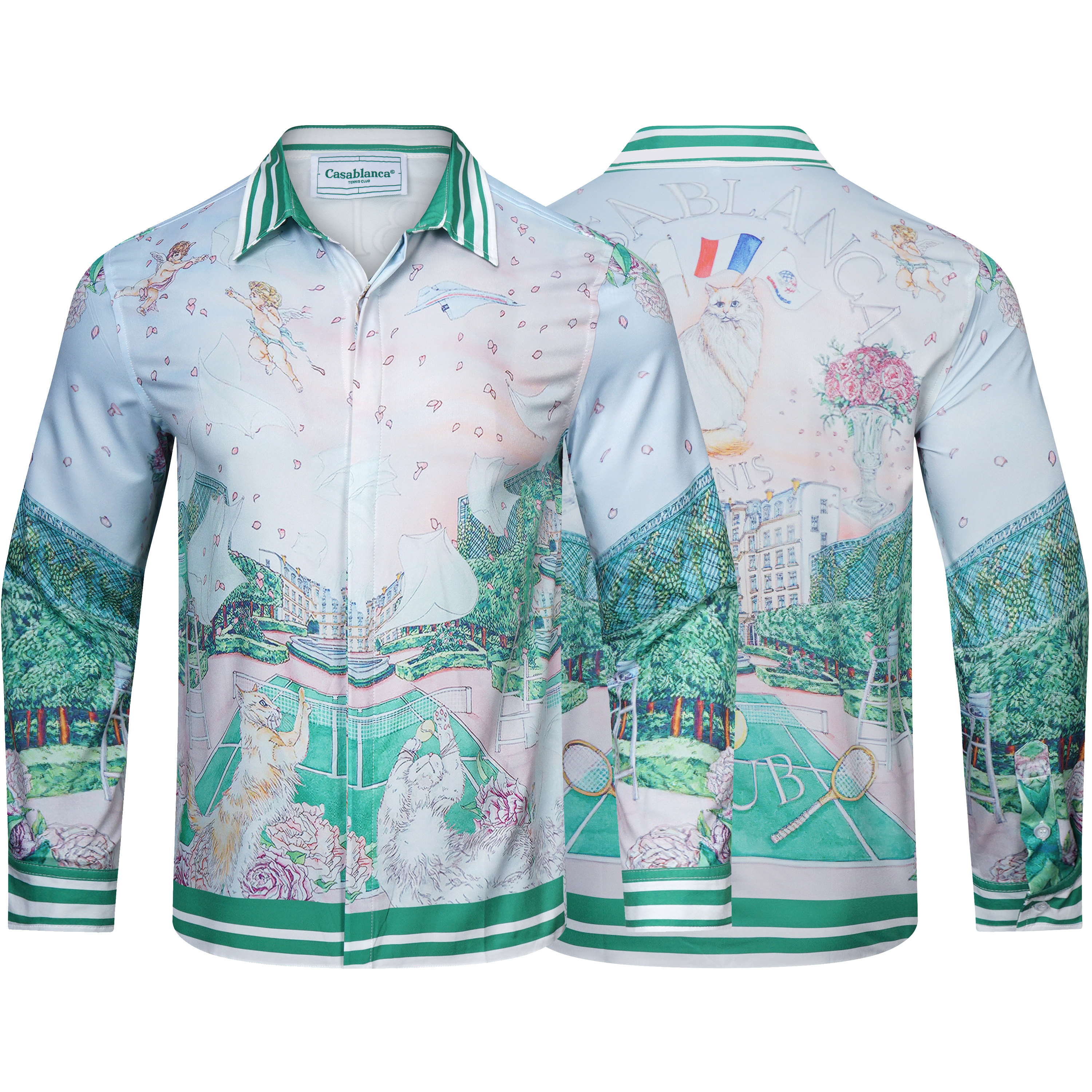 Casual Shirts Casablanca designer shirts Summer comfortable classic printing Men Shirt US Size M-3XL 721O, Casa-9
Casual Shirts Casablanca designer shirts Summer comfortable classic printing Men Shirt US Size M-3XL 721O, Casa-9