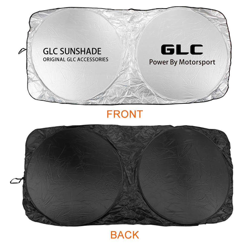 Car Windshield SunShade Cover For Mercedes W124 GLA GLC ML GLB GLK GLE GLS GLC43 Anti UV Sun Visor Protector Auto Accessories