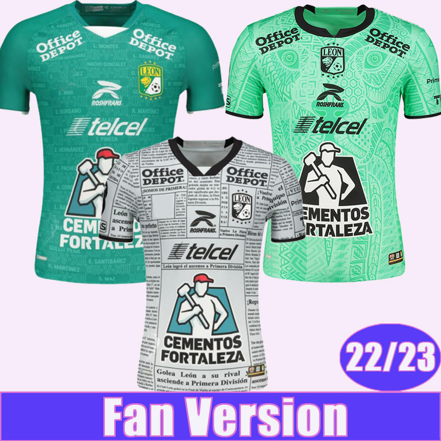 22 23 Club Leon Angel Mens Soccer Jerseys W.TESILLO J.MENESES Home Away 3rd Football Shirts Short Sleeve Uniforms, Qm9415 22 23 home no patch
22 23 Club Leon Angel Mens Soccer Jerseys W.TESILLO J.MENESES Home Away 3rd Football Shirts Short Sleeve Uniforms, Qm9415 22 23 home no patch