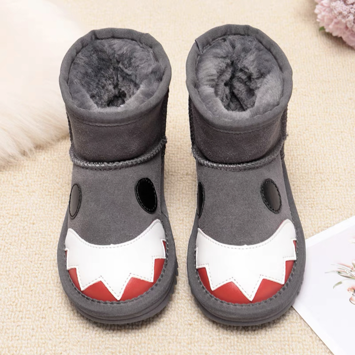 

designer kids boots fashion shoes snow boot winter shoes keep warm Shoe boot womens boys girls booties, Color#1