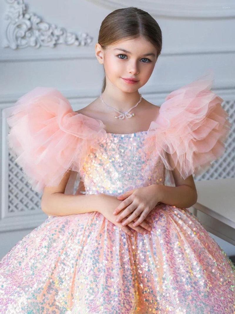 Girl Dresses Gardenwed Pink Glitter Dress Sequin Flower Puffy Sleeves Birthday Party Evening
Girl Dresses Gardenwed Pink Glitter Dress Sequin Flower Puffy Sleeves Birthday Party Evening