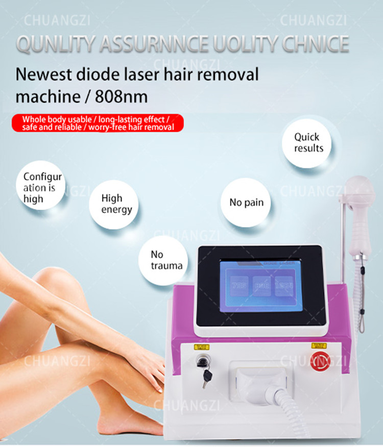 2023 Painless Diode Laser Hair Removal Machine With 808nm Shrink Pores Whiten Brighten Complexion Lighten Spots And Tighten Skin For Women
2023 Painless Diode Laser Hair Removal Machine With 808nm Shrink Pores Whiten Brighten Complexion Lighten Spots And Tighten Skin For Women