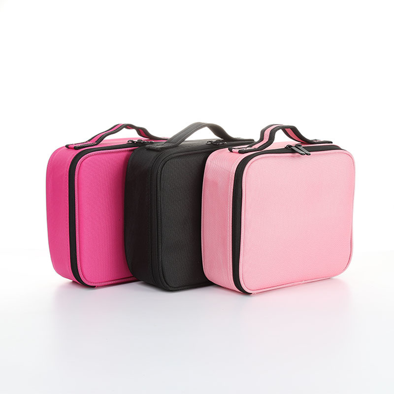 Cosmetic Bags Cases Professional Female Makeup Case Brush Make Up Storage Box Trousse Maquillage Beauty Nail Tool Women Cosmetic Organizer Suitcase 23