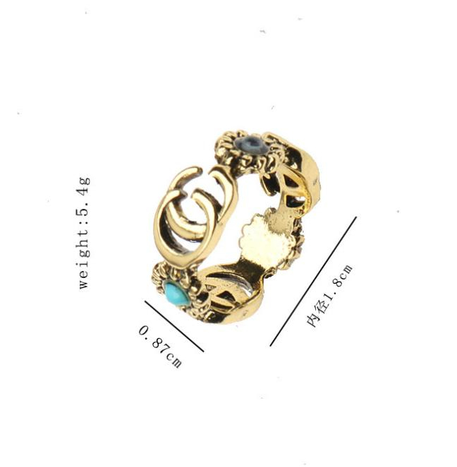 8style 18K Gold Plated Letter Band Rings for Mens Womens Fashion Designer Brand Letters Turquoise Crystal Metal Ring Jewelry
8style 18K Gold Plated Letter Band Rings for Mens Womens Fashion Designer Brand Letters Turquoise Crystal Metal Ring Jewelry