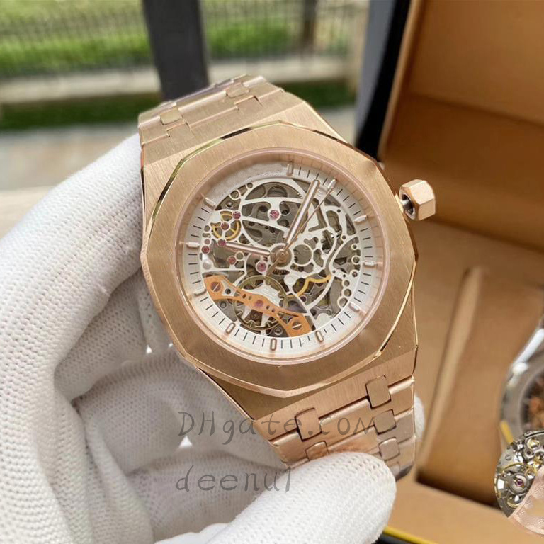 Men's automatic mechanical watch 42mm 904L all-stainless steel designer hollow-out classic fashion sapphire glass luminous waterproof montre de lux Wristwatch, Tool
Men's automatic mechanical watch 42mm 904L all-stainless steel designer hollow-out classic fashion sapphire glass luminous waterproof montre de lux Wristwatch, Tool