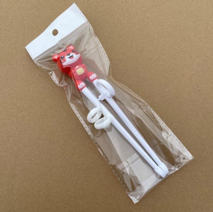 Baby Learning Training Chopsticks Cartoon Animal Shaped Reusable Cute Kids Utensils Non Slip Chopstick SN5107