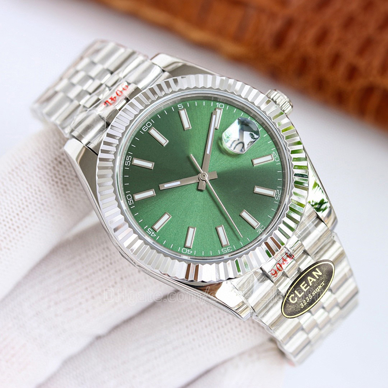 Ice out watch designer watches mens wristwatch 41mm for man 3235 movement clean watchs president green ombre diamond dial water resistant reloj hombre orologio