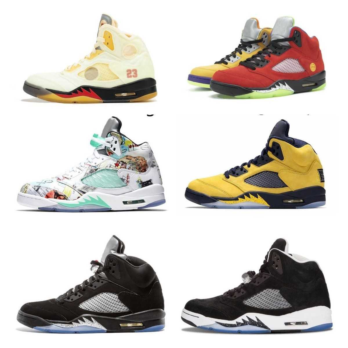NEW OG 2023 Basketball Shoes Sneakers Racing Blue Jumpman 5 5S Casual Shoes Men's Sports Shoes High Quality Bull Oreo Bluebird Mandarin Duck White, 18
NEW OG 2023 Basketball Shoes Sneakers Racing Blue Jumpman 5 5S Casual Shoes Men's Sports Shoes High Quality Bull Oreo Bluebird Mandarin Duck White, 18