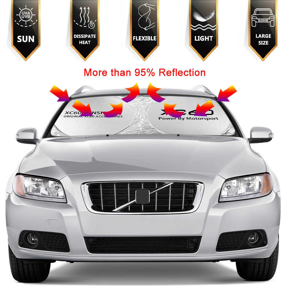 Car Windshield Sunshade Cover Auto Accessories For Volvo XC90 XC60 C30 T6 S60 C70 XC40 V40 XC70 V70 V60 V50 S80 S40 AWD V90 S90