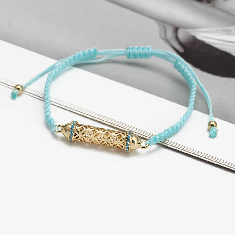 Link Chain Card Zircon Enamel Connector Bracelet For Women Girls Fashion Jewelry Accessories Gift Adjustable Cord Chain Bracelet 2022 G230208