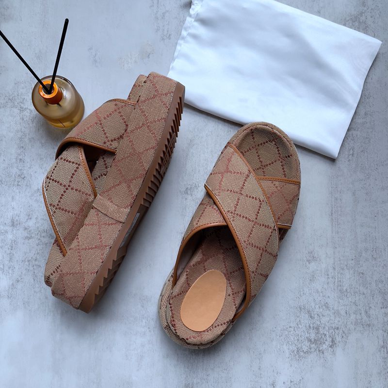 New Mid-heel Platform Slide Sandals designer slipper fashion 5cm slides with box xAd beige blue Grey Mouse printed Canvas luxury summer men women beach slippers
New Mid-heel Platform Slide Sandals designer slipper fashion 5cm slides with box xAd beige blue Grey Mouse printed Canvas luxury summer men women beach slippers