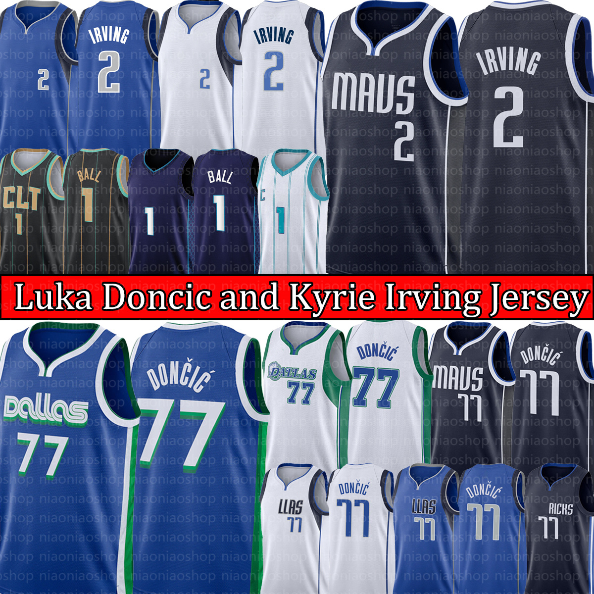 Luka Doncic Kyrie Irving Basketball Jerseys LaMelo Ball Charlottes Hornetes City 77 11 1 Blue Black Edition Dalla Maverick Jersey Green Shirt 2022 2023, Mens
Luka Doncic Kyrie Irving Basketball Jerseys LaMelo Ball Charlottes Hornetes City 77 11 1 Blue Black Edition Dalla Maverick Jersey Green Shirt 2022 2023, Mens