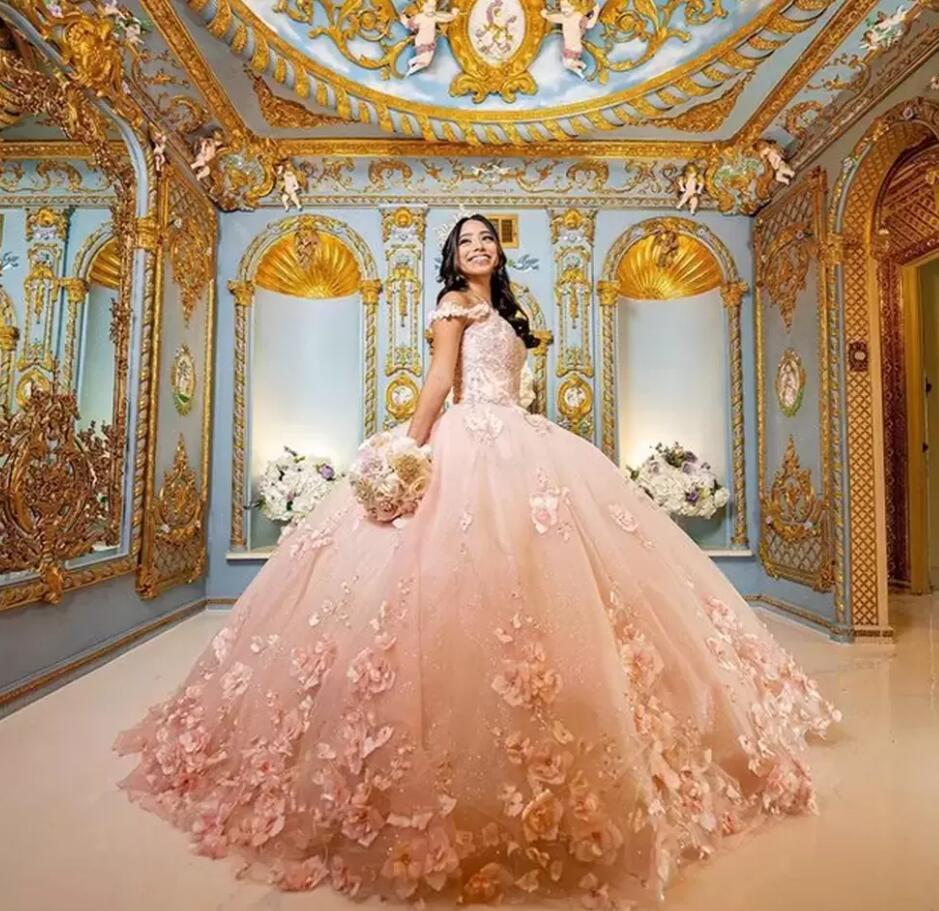Pink Ball Gowns Quinceanera Dresses Flowers Lace Sweetheart Off The Shoulder Sweet 15 Girls Princess Prom Dress Vestidos De BC14543, Chocolate
Pink Ball Gowns Quinceanera Dresses Flowers Lace Sweetheart Off The Shoulder Sweet 15 Girls Princess Prom Dress Vestidos De BC14543, Chocolate